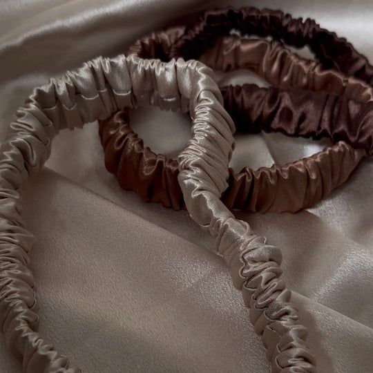 SATIN RUCHED HEADBAND